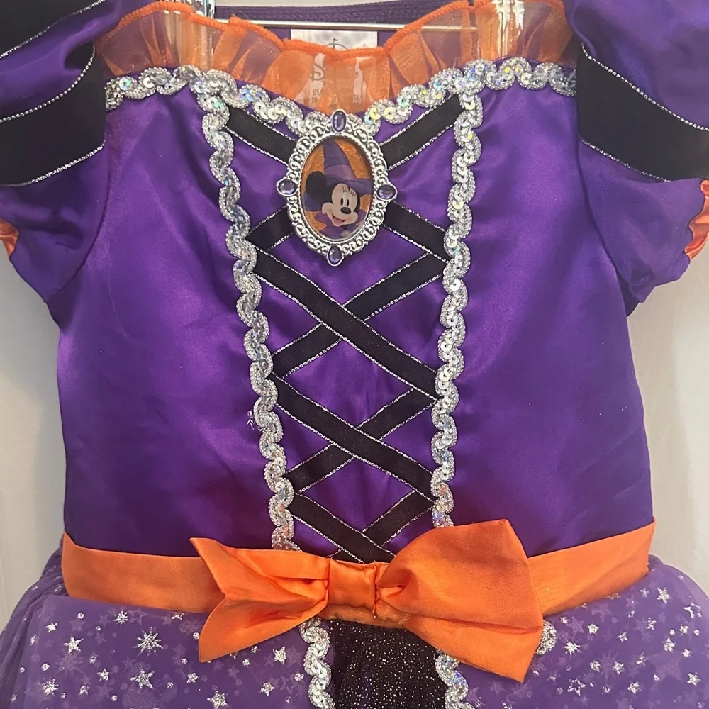 Disney Minnie Mouse Witch Kids Costume - Picture 4 of 5